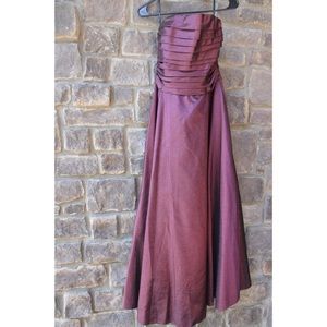 Magenta Sparkly Prom Dress